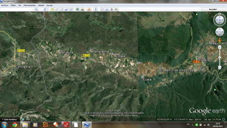 Urbasa-Lokitz, berriro (Iturria: Google Earth)