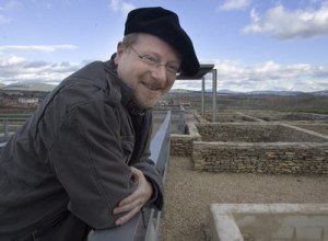 Eliseo Gil, en Iruña-Veleia (Argazkia: PRADIP J. PHANSE)