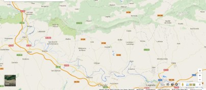 Sonsierra eta inguruko herriak (Iturria: www.googlemaps.com)