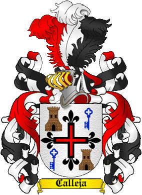 Escudo de los Calleja (Fuente: www.blasoneshispanos.com)